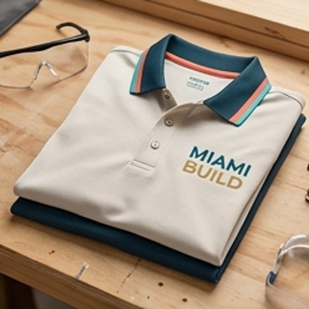 branded uniform of a Miami Build worker